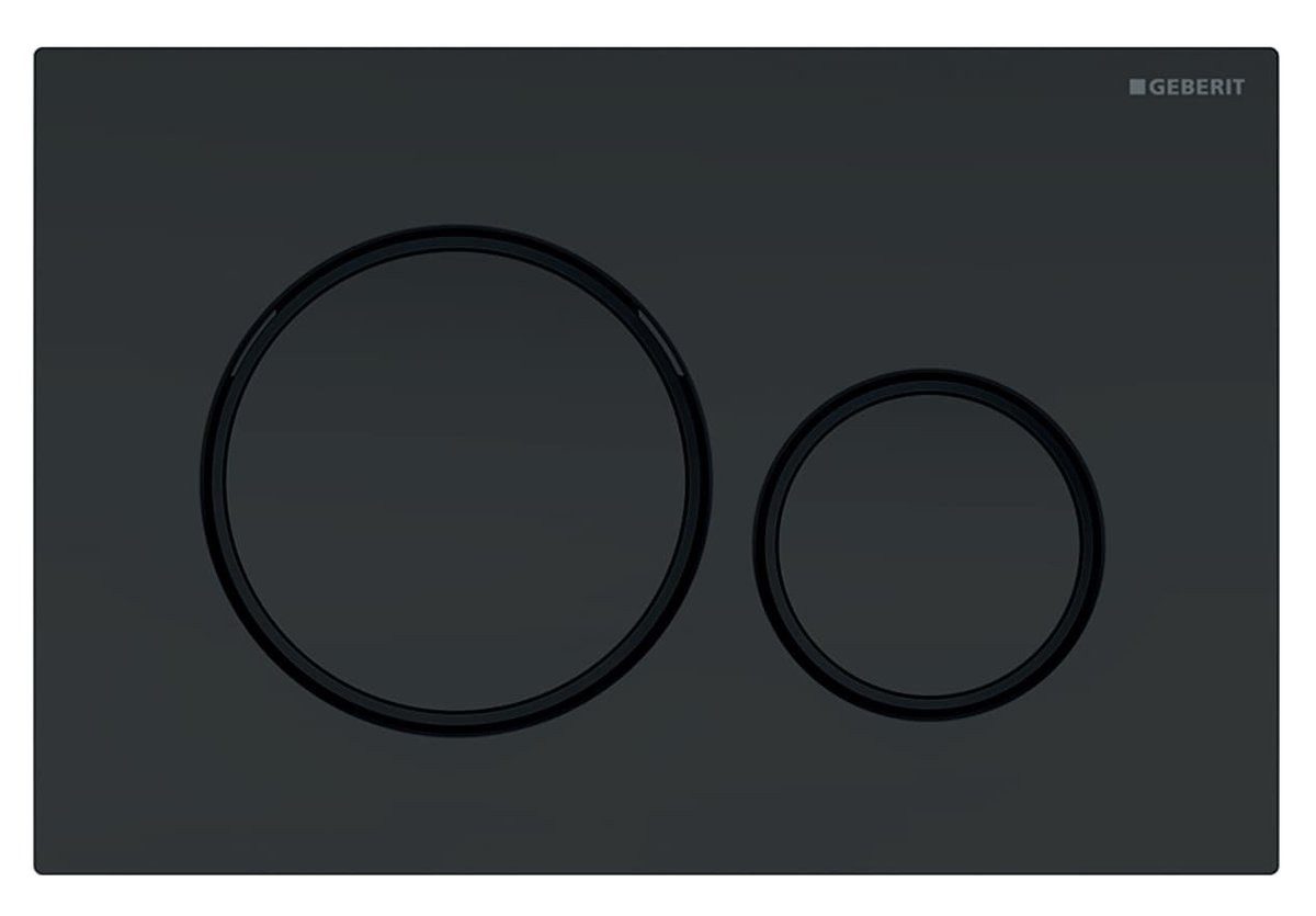 GEBERIT Betätigungsplatte SIGMA20 Betätigungsplatte für 2-Mengen-Spülung, Easy-to clean, Geberit-115-882-16-1