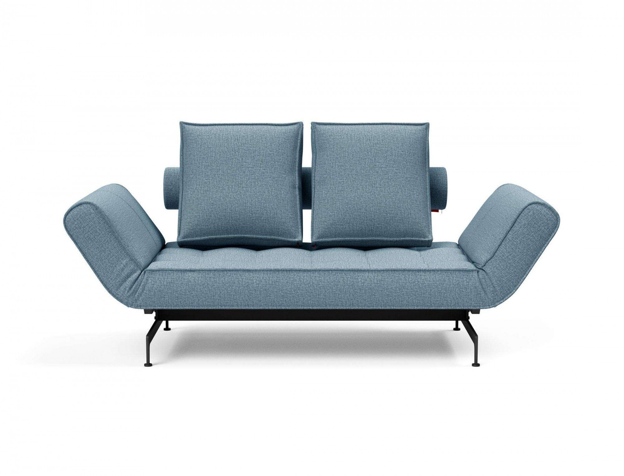 INNOVATION LIVING ™ 3-Sitzer Ghia Schlafsofa mit Taschenfederkern, Breite 210cm, Tiefe 93cm, eine große Liegefläche mit geringer Stellfläche, beidseitig abklappbar