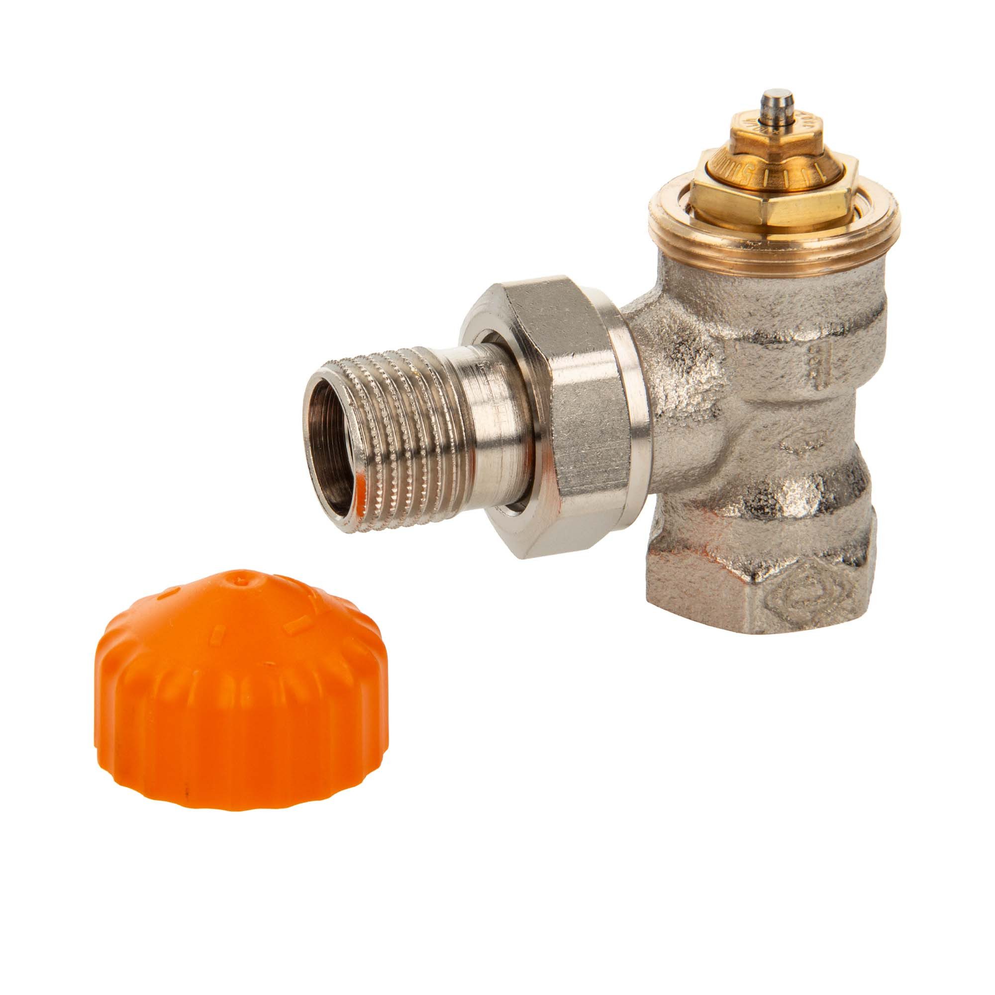 IMI Heimeier Heizkörperthermostat Thermostat-Ventilunterteil Eclipse, Eckform, DN 15 - 1/2 Zoll