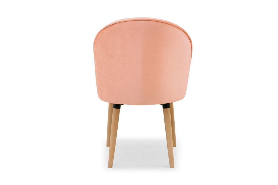 JVmoebel Polsterstuhl Design Stühle Bürostuhl Stuhl Sessel Holz Esszimmerstuhl Lehnstühle Stuhl,