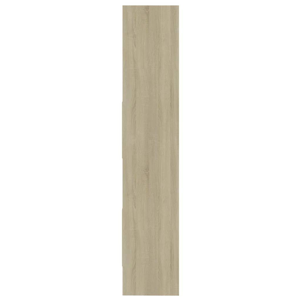 cm Holzwerkstoff 40x35x180 Bücherregal Sonoma-Eiche furnicato