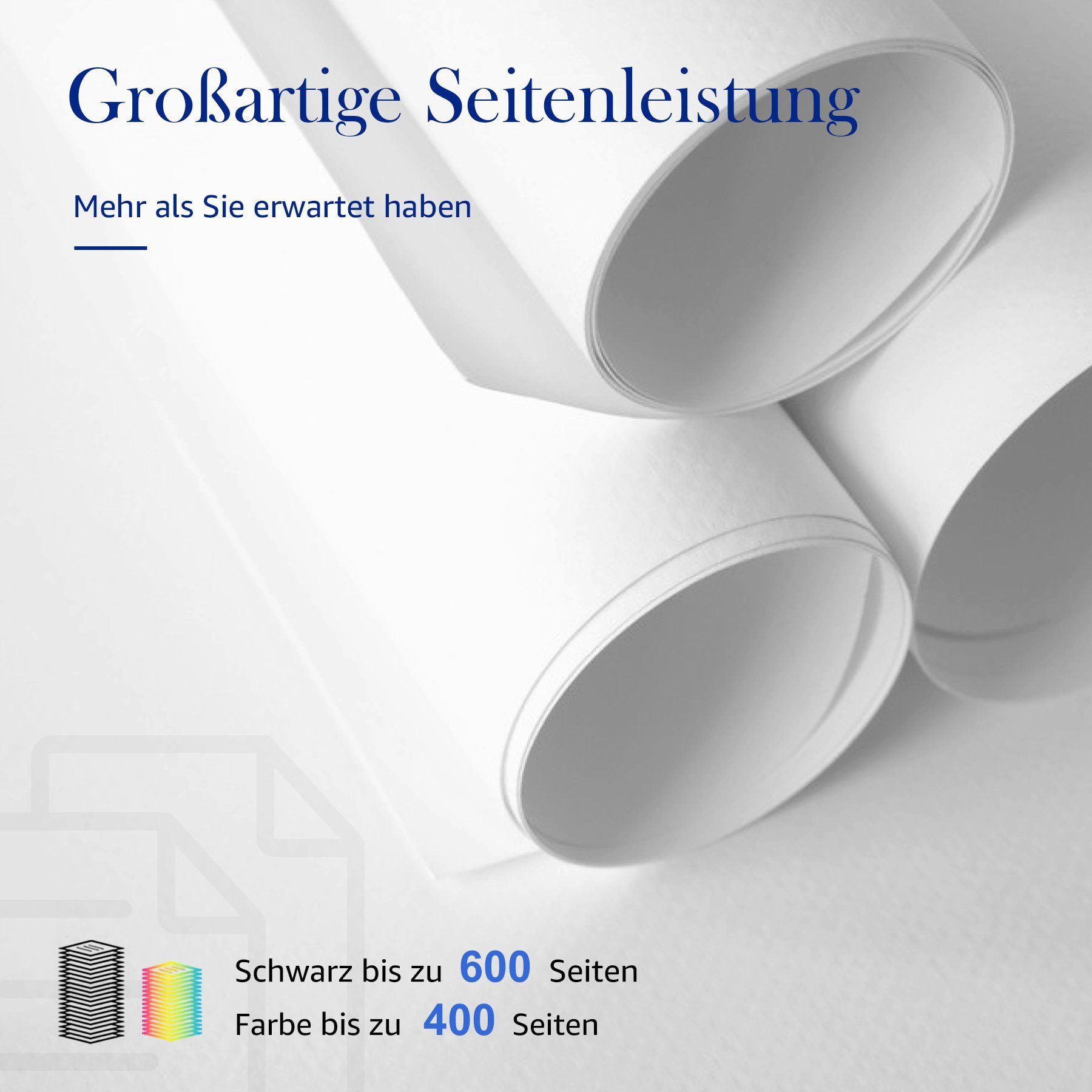 STAROVER 3/4/8er 603XL Kompatibel für EPSON 603 Druckerpatronen Multipack Tintenpatrone (XP-4105 XP-4150 XP-4155 XP3105 XP-3150, WF-2810 WF-2830 XP-2100 XP-2105 XP-2150 XP-2155 XP-3100)