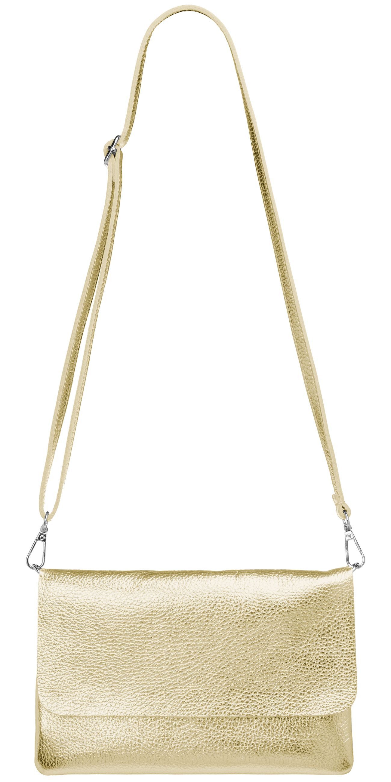Caspar Clutch Abendtasche Damen Leder Handtasche - CLASSIC LINE - Modell No.835, leicht, elegant & unempfindlich - 100% Echtleder - Handmade in Italy – Bild 2 von 5