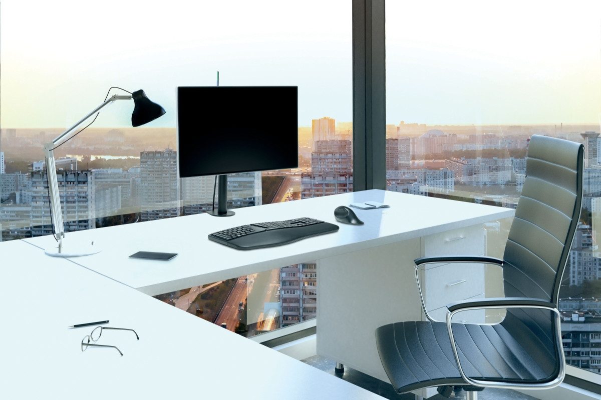 KENSINGTON Monitor-Halterung Monitorarm SmartFit Ergo schwarz