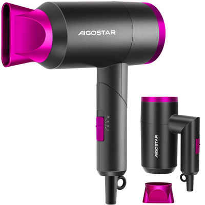 Aigostar Haartrockner Klappgriff, 1800,00 W, für individuelle Anpassung. Überhitzungsschutz für sicheres Styling