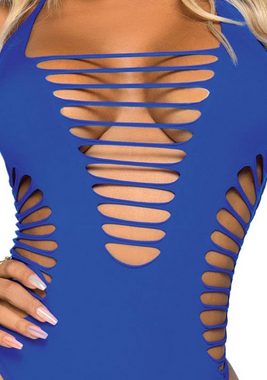 Leg Avenue Stringbody String-Body mit tiefem Ausschnitt - blau