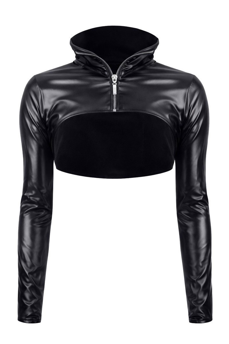 Lederimitatjacke