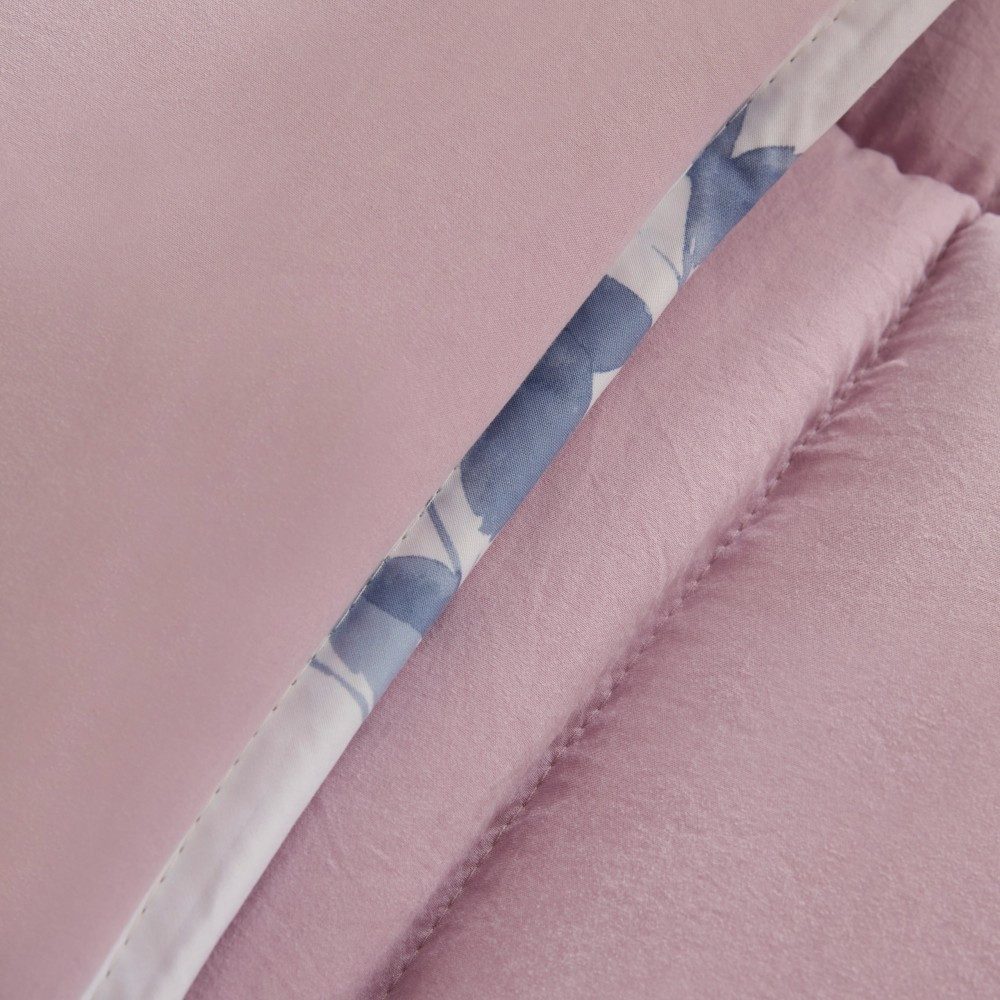 Karaca Bettwäsche Karaca Leaf Bettdecke 155x220 cm + Kissenbezug 50x70 Set, Multifarben