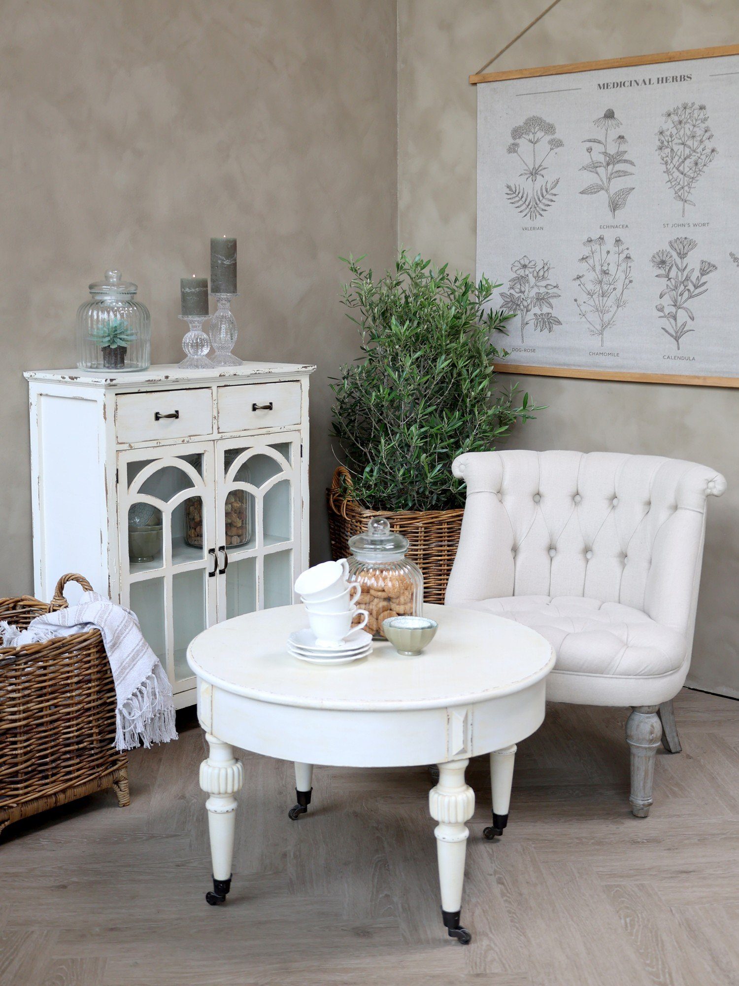 Annimuck Couchtisch Chic Antique Vintage Sofatisch Couchtisch Marie Antoine günstig online kaufen