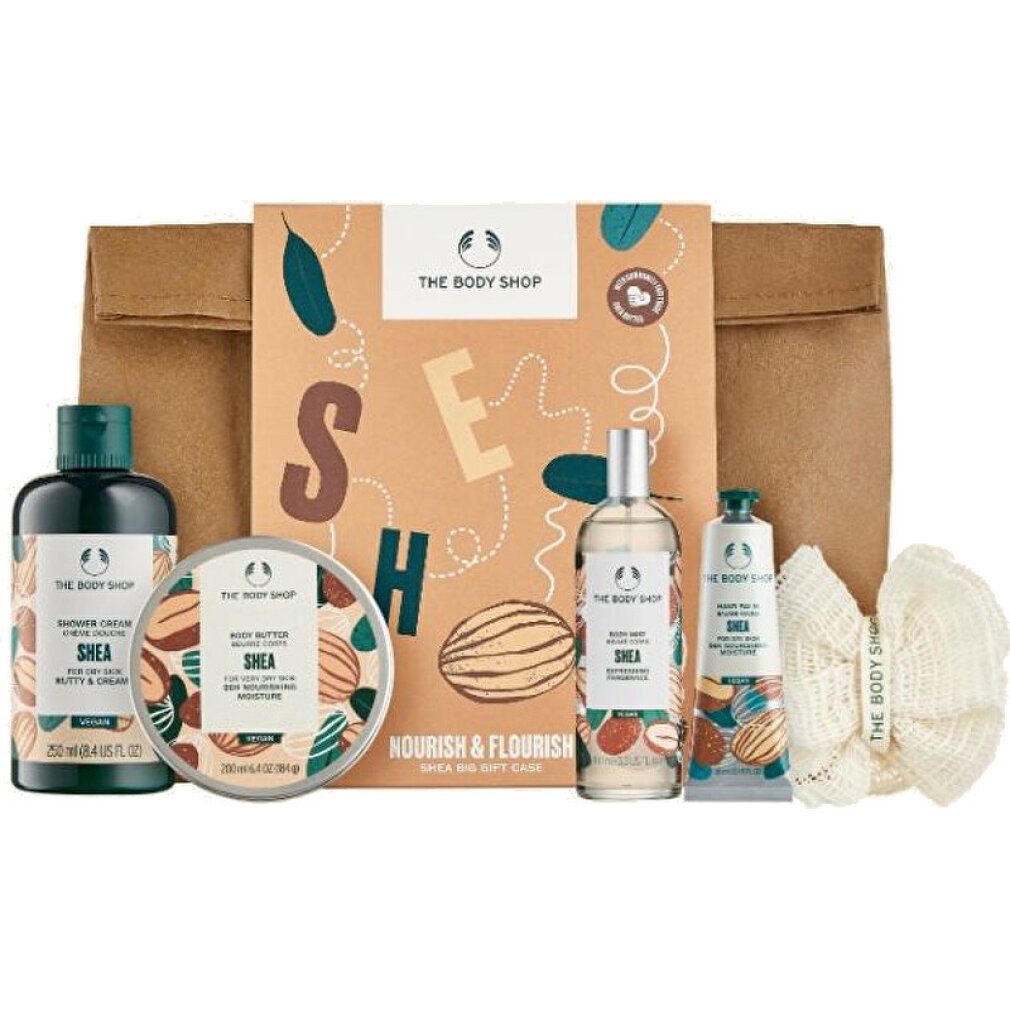 The Body Shop Hautpflege-Set Shea G4 Medium Körperpflege-Geschenkset