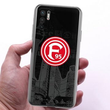 DeinDesign Handyhülle Fortuna Düsseldorf Offizielles Lizenzprodukt Logo Fortuna Logo City, Xiaomi Redmi Note 10 5G Silikon Hülle Bumper Case Handy Schutzhülle