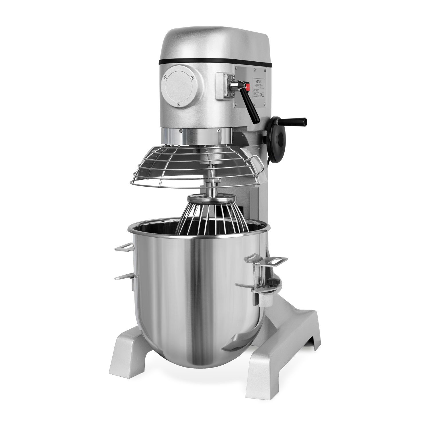 vertes Küchenmaschine, 1500 W, 30 l Schüssel, Edelstahl Rührschüssel, 3 Stufen 142, 234 und 429 U/min