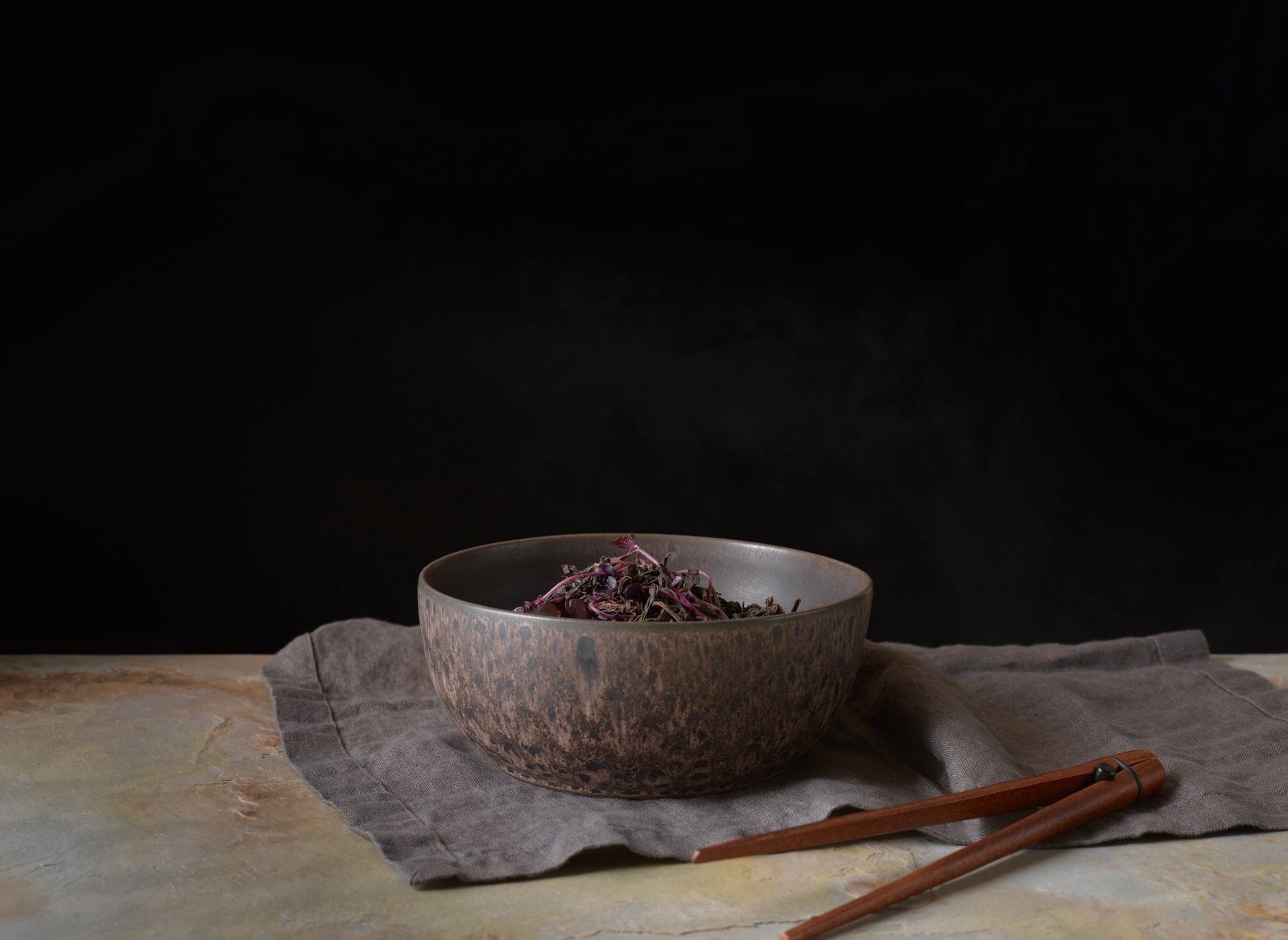 ASA SELECTION Schale COPPA Poke Bowl mangosteen 18 cm, Steinzeug, (Poke Bowls), Geschirr