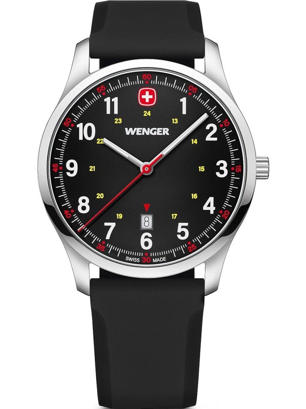 Wenger Quarzuhr Wenger 01.1441.129 Herrenuhr City Sport 42mm 5ATM Wenger 01.1441.129 Herrenuhr City Sport 42mm 5ATM