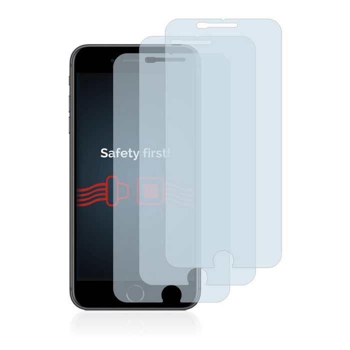 Savvies Panzerglas für Apple iPhone 8 Plus Displayschutzglas 3 Stück Schutzglas Echtglas 9H Härte klar Anti-Fingerprint