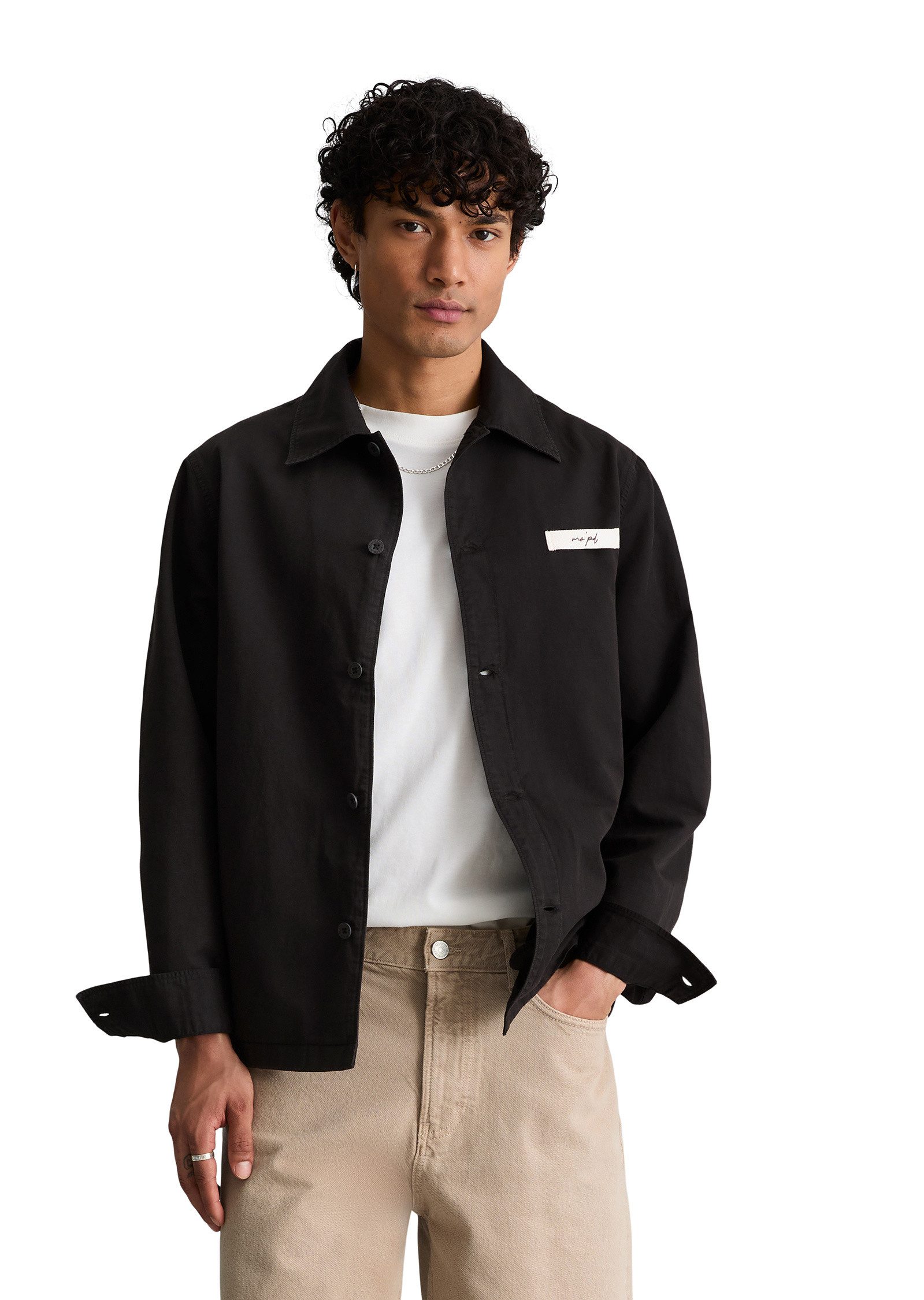 Marc O'Polo DENIM Kurzjacke aus Bio-Baumwolle und Leinen