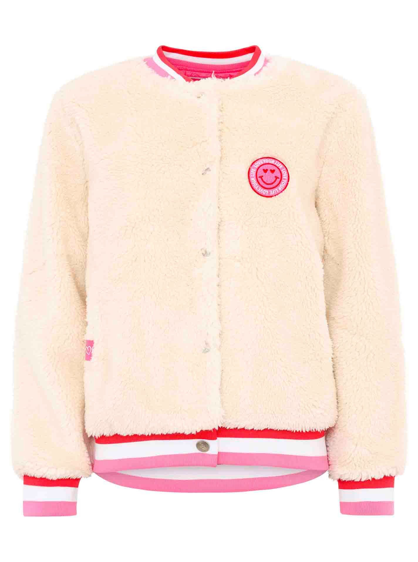 Zwillingsherz Bomberjacke Teddy "Smile Everyday" günstig online kaufen