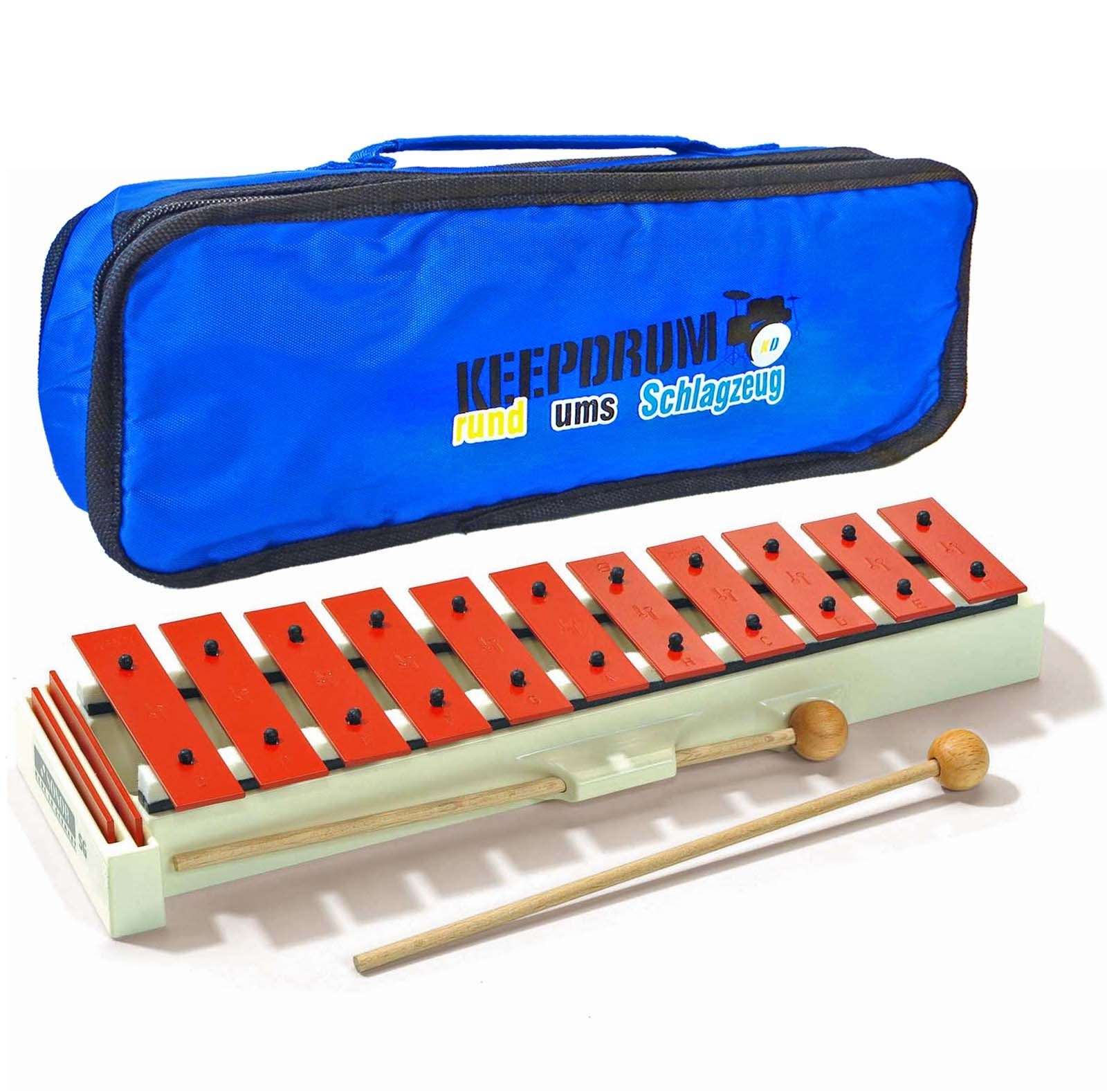 Glockenspiel Sonor Glockenspiel SG Sopran mit Tasche Blau