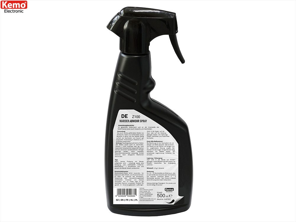Kemo Marderspray Marder-Abwehrspray, 500 ml
