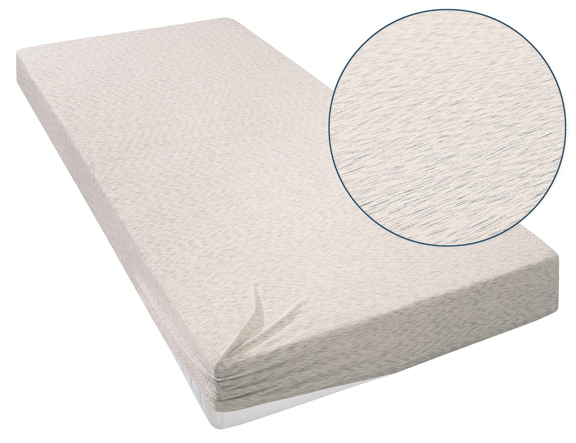 OTTO home Spannbettlaken Strawberry in Gr. 90x200, 140x200 oder 180x200 cm, Polycotton, Gummizug: rundum, (1 Stück), für Matratzen bis 18cm Höhe, Spannbetttuch, Baumwollmischung
