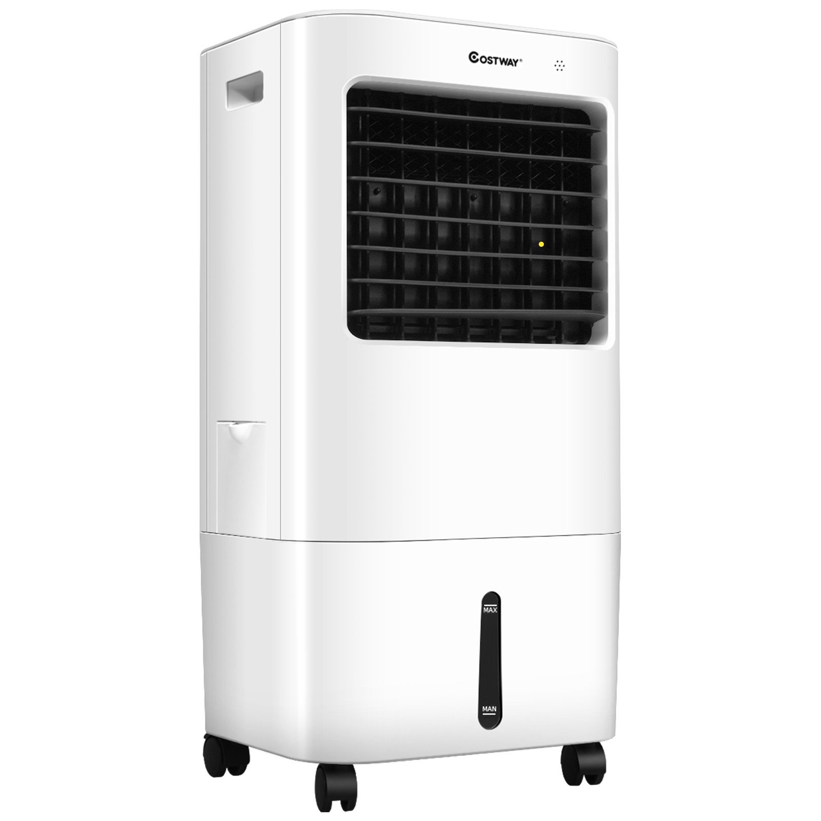 COSTWAY Bodenventilator, 20L Tank, 4 Wind/3 Modi/7,5H Timer, Fernbedienung