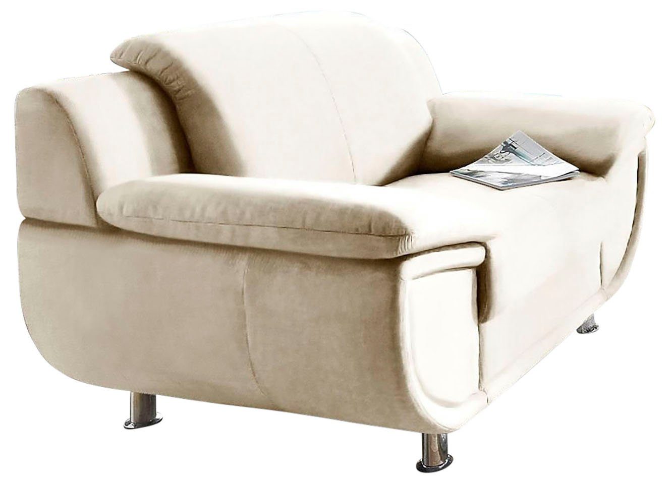 TRENDMANUFAKTUR Sessel Rondo, Breite 121 cm, günstig online kaufen