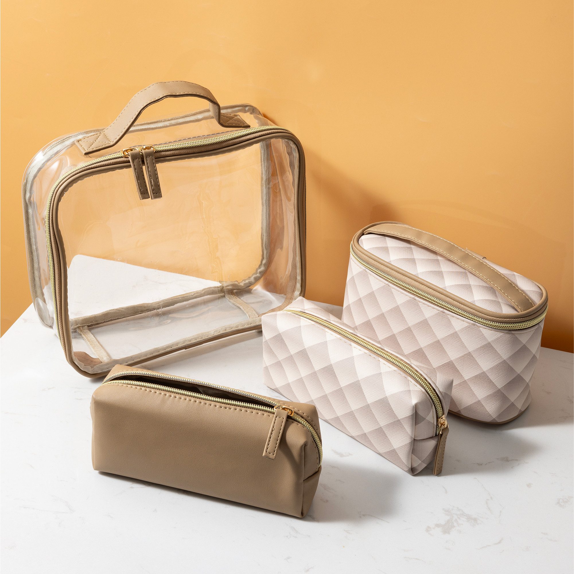 Navaris Kulturbeutel 4-in-1 Reise Makeup Tasche günstig online kaufen