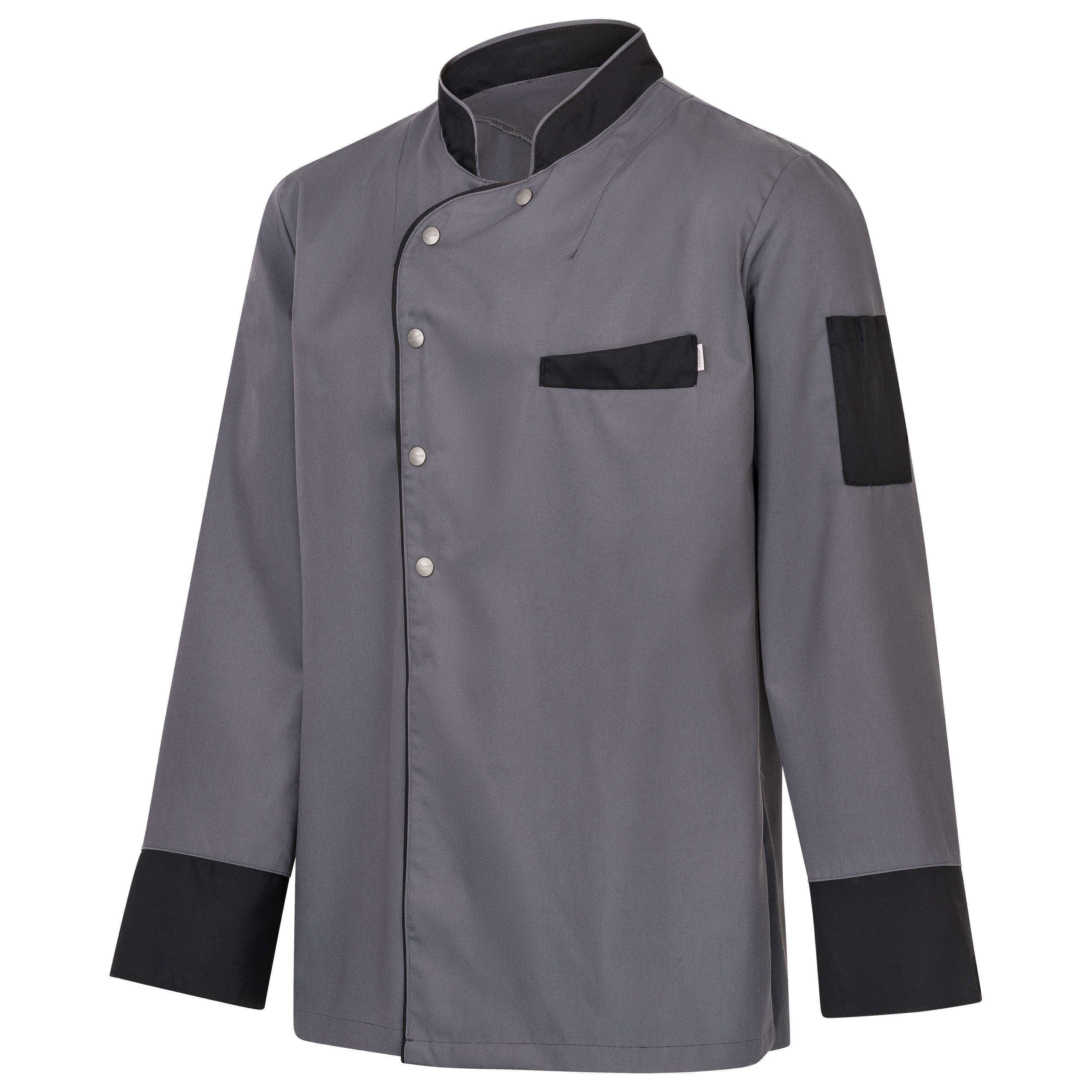 Clinotest Kochjacke langarm - 95 Grad waschbare, kochfeste Kochjacken ohne günstig online kaufen