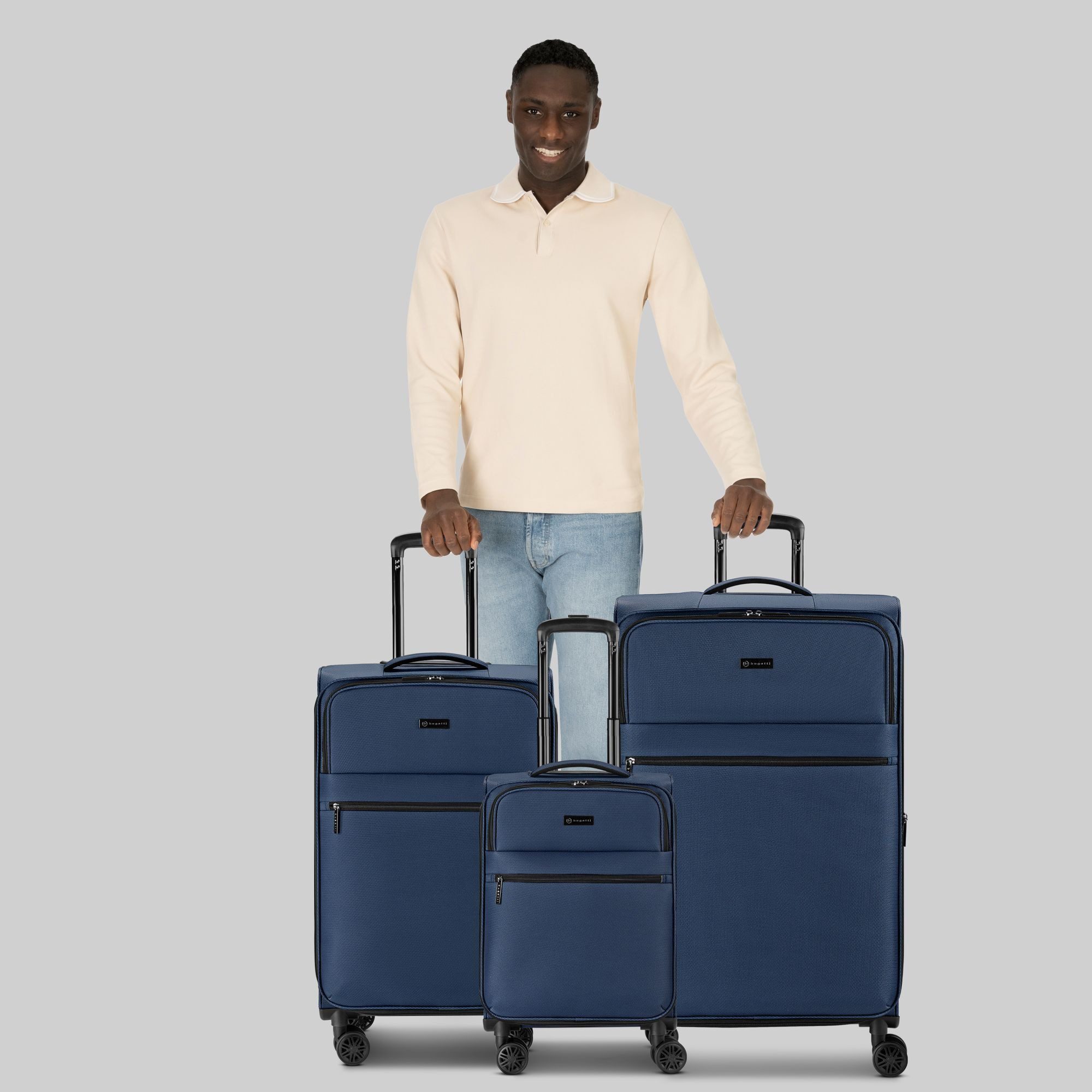 bugatti Trolleyset Valencia Soft, 4 Rollen, günstig online kaufen