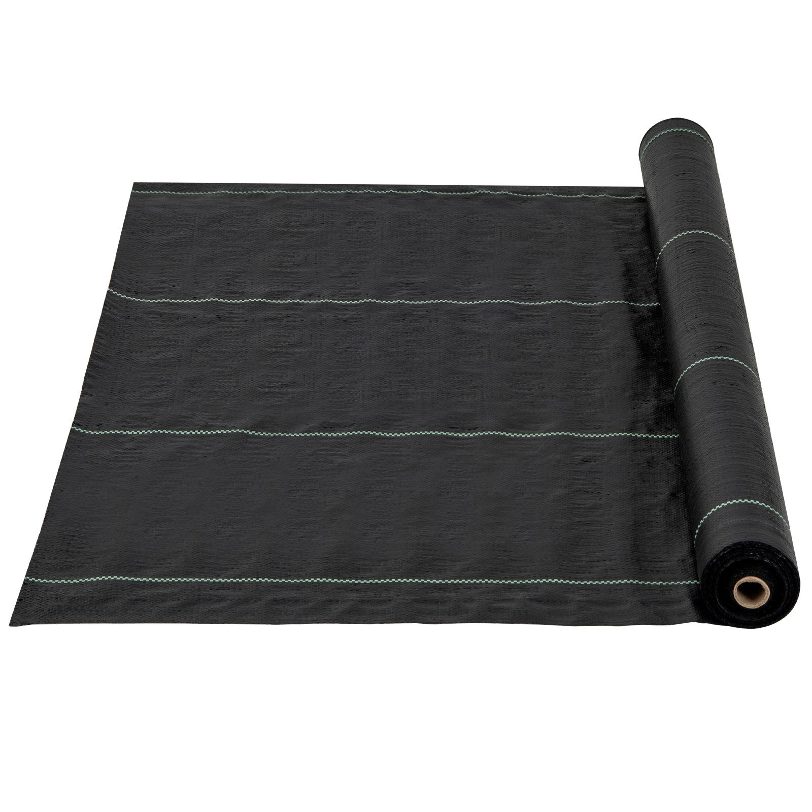 COSTWAY Unkrautvlies, 50m², Gartenvlies mit Führungslinie, wasserdurchlässig, 50x1m-60 g/m²