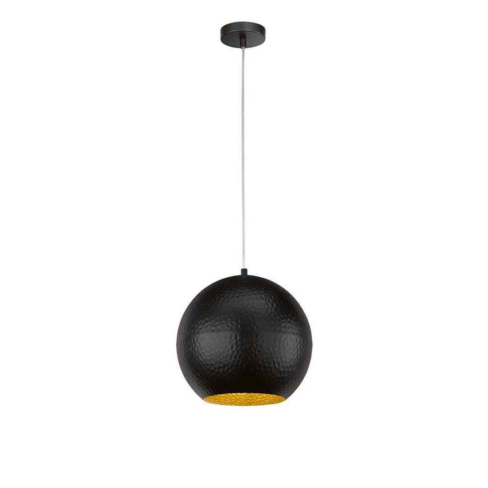 FISCHER & HONSEL Pendelleuchte, Leuchtmittel nicht inklusive, Pendelleuchte Esstischlampe Hängelampe Hammerschlag Wohnzimmerlampe