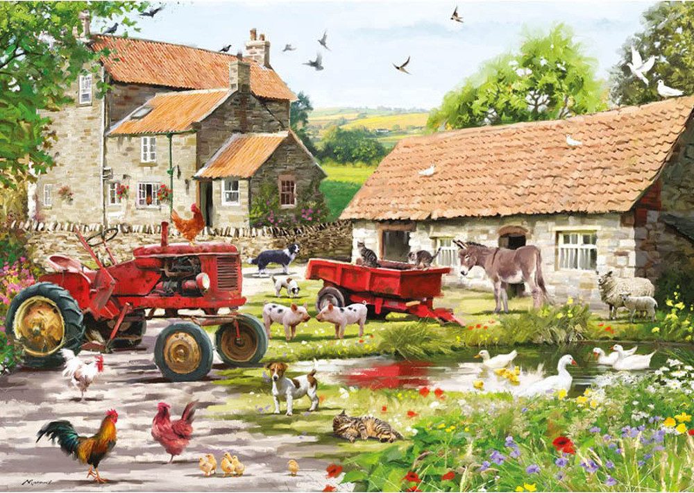 Otter House Puzzle Der Bauernhof, Puzzleteile