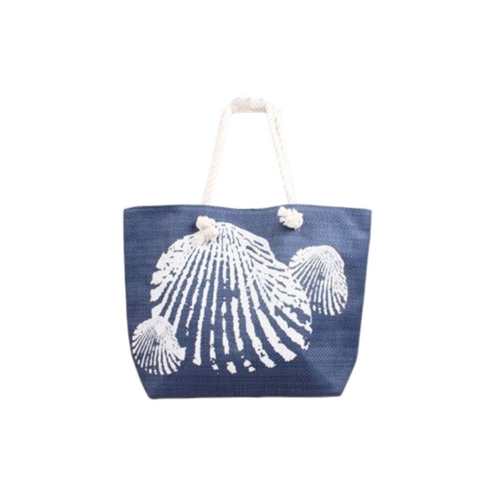 VewoTex XL-Strandtasche Maritim All Blue Design » große Handtasche ca. 55x40x23cm (Einzeln, 1-tlg., Kein Set), Maritime Schultertasche » Badetasche mit Reißverschluss