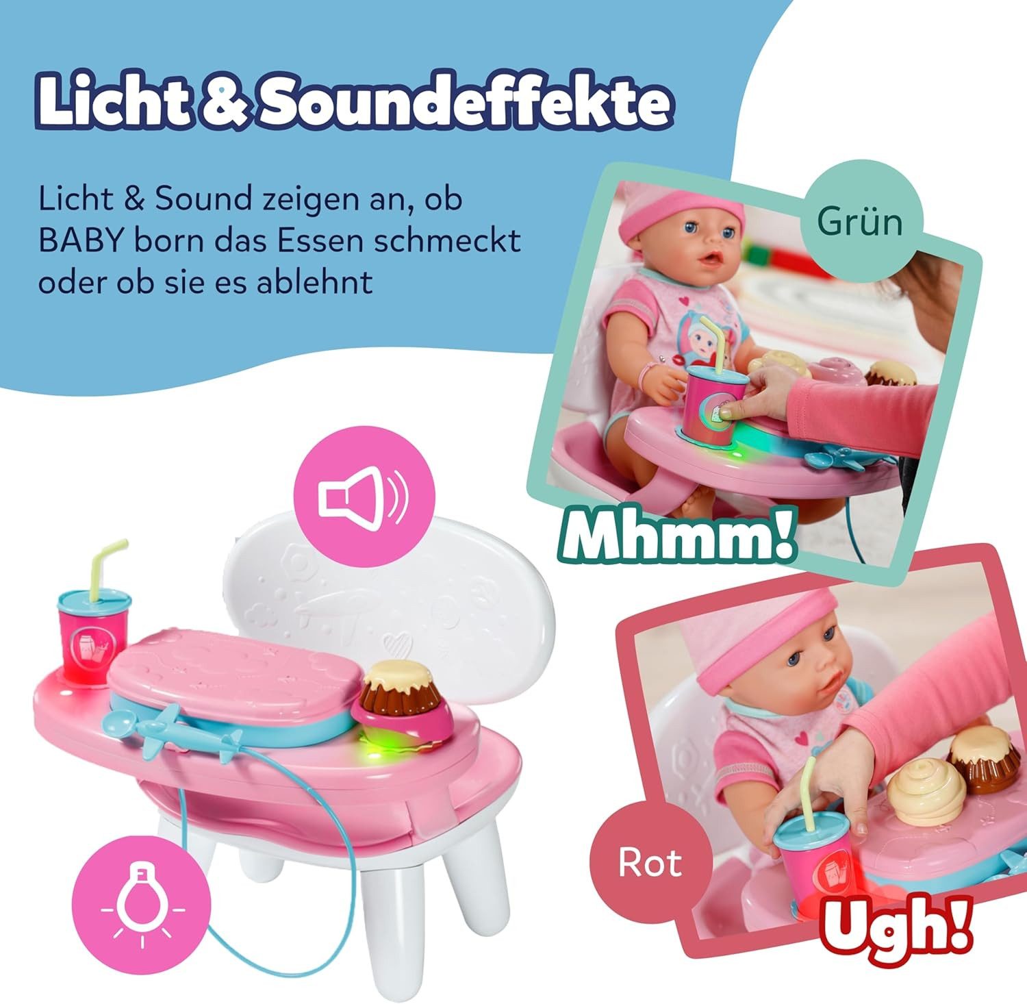 Zapf Creation® Puppen Accessoires-Set Zapf Creation 840634 - BABY born Füttertisch