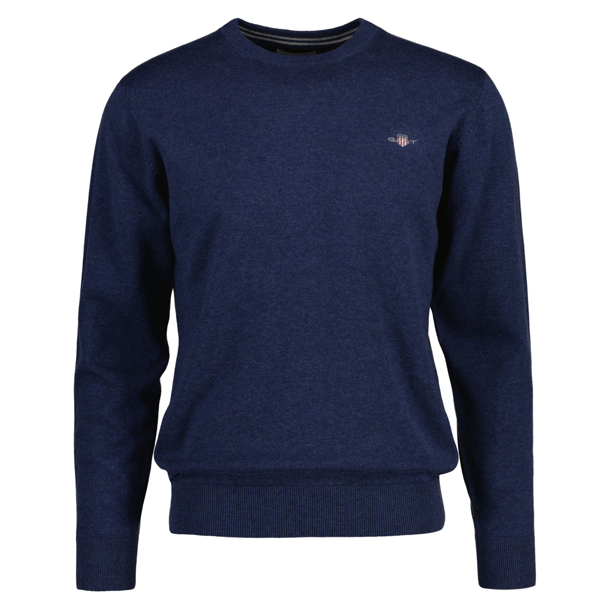 Gant Pullover V-Ausschnitt Jeans Blau - Größe 3XL günstig online kaufen