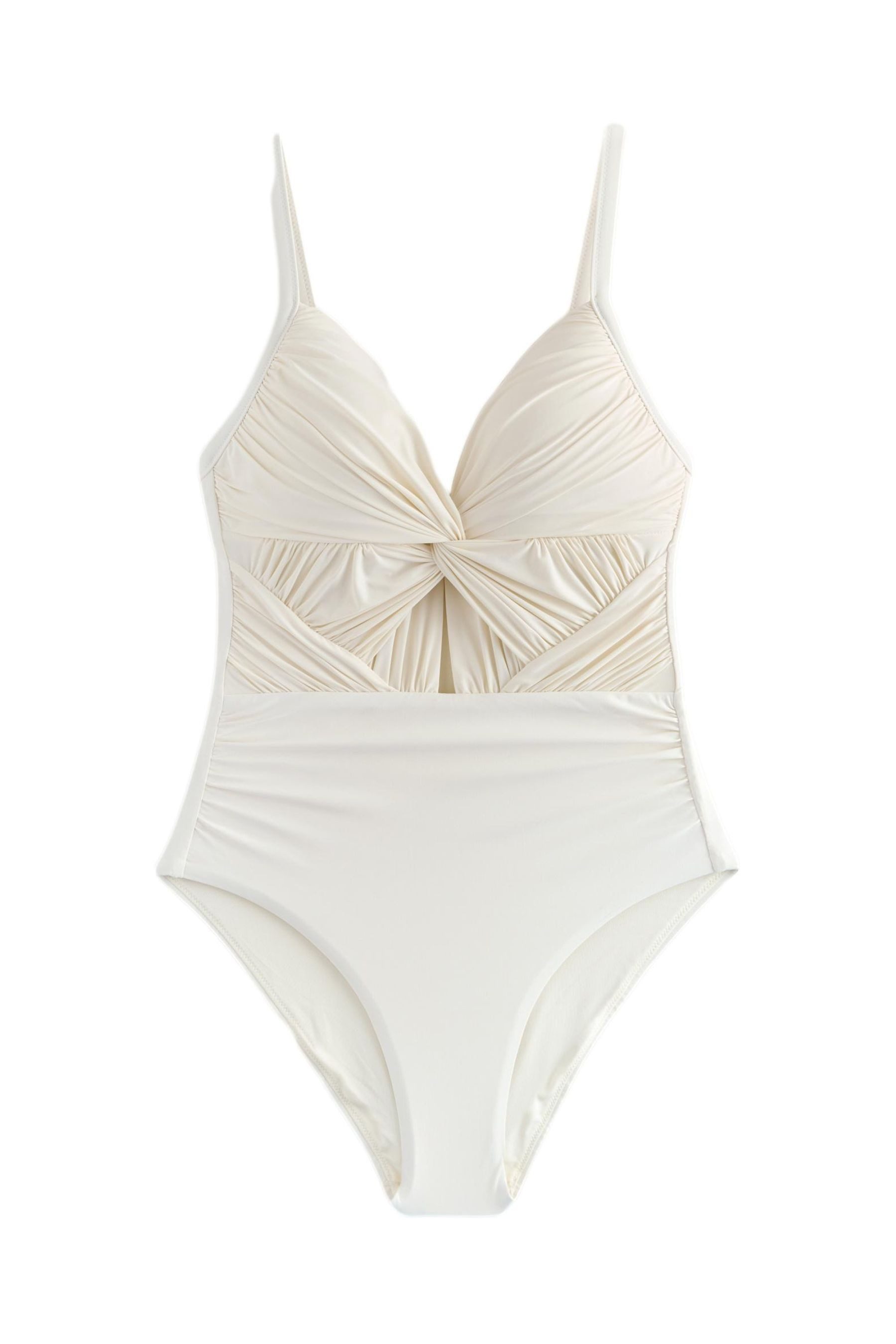 Next Badeanzug Bauchformender, wattierter,drapierter Badeanzug (1-St) günstig online kaufen