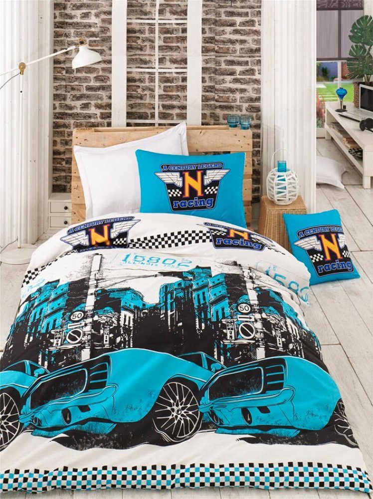 Kinderbettwäsche »Cool Racer«, Möbel-Lux, Kinder Bettwäsche Set Cool Racer  Blau 2-teilig online kaufen | OTTO