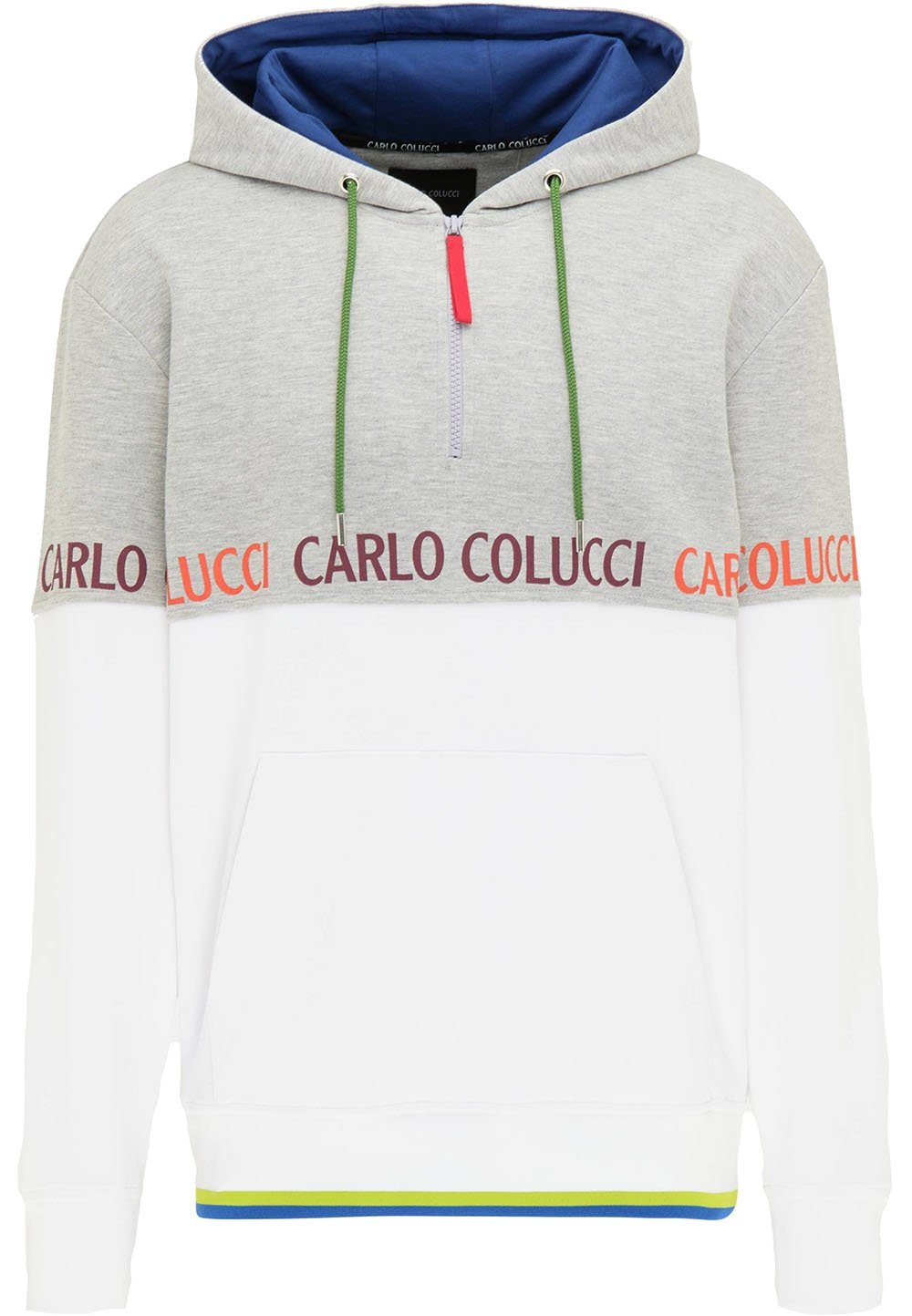 CARLO COLUCCI Hoodie Kapuzen-Sweatshirt (1-tlg)