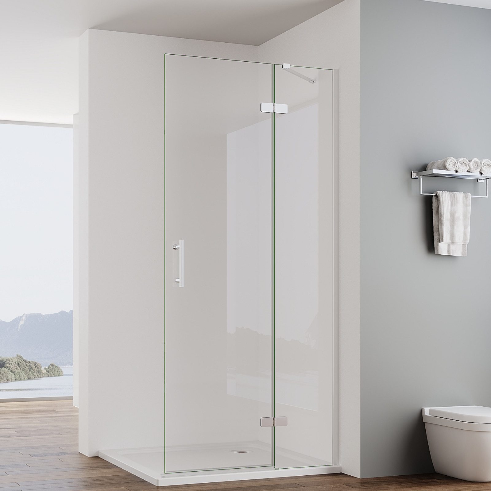 IMPTS Duschwand Walk in dusche Duschabtrennung günstig online kaufen