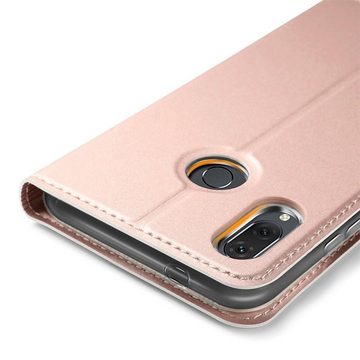 CoolGadget Handyhülle Magnet Case Handy Tasche für Huawei P20 Lite 5,8 Zoll, Hülle Klapphülle Ultra Slim Flip Cover für P20 Lite Schutzhülle