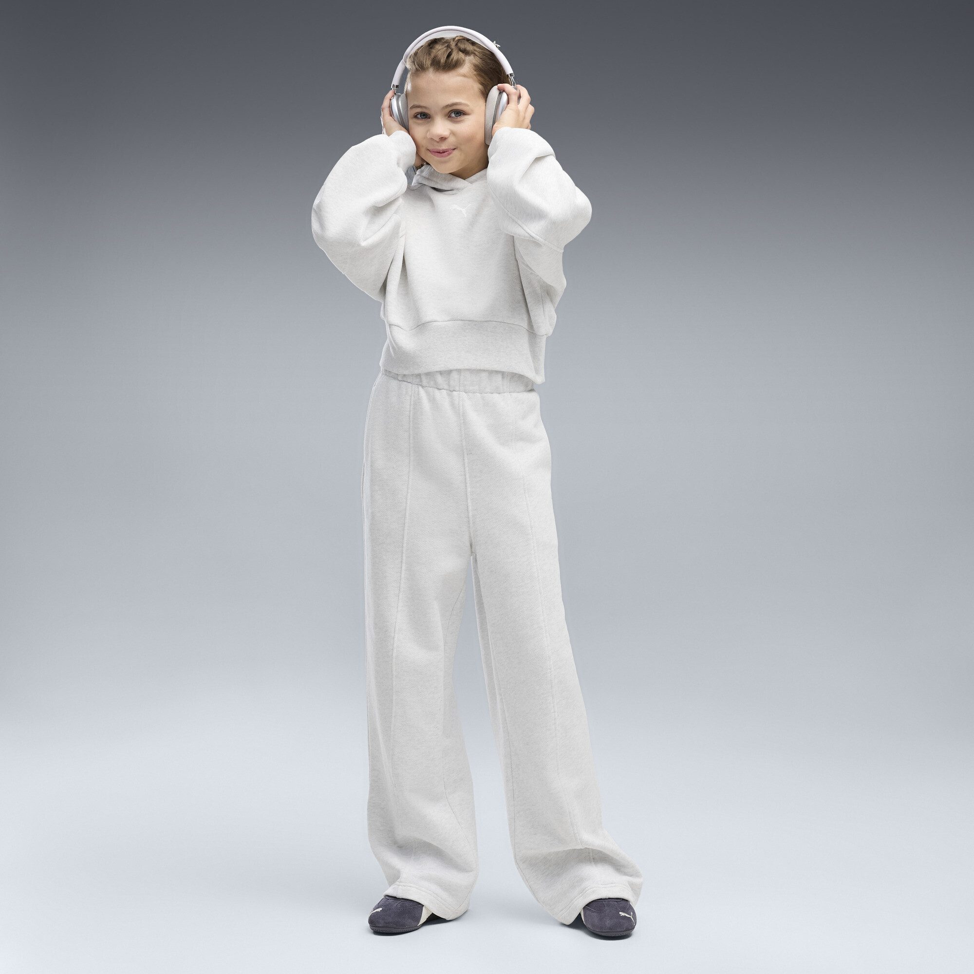 PUMA Sporthose Essentials Relaxed Slouchy Pintuck Hose Mädchen
