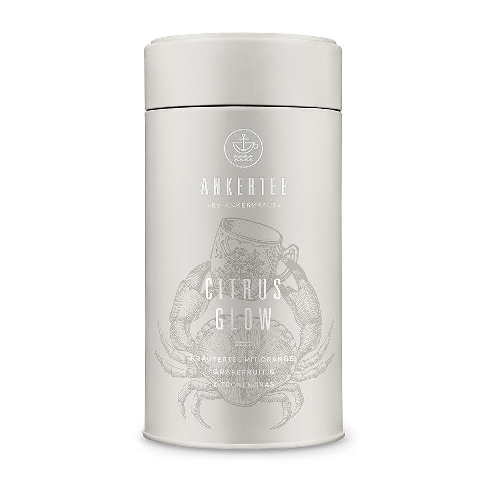 Ankerkraut Tee Citrus Glow Kräutertee, 110g in der Dose
