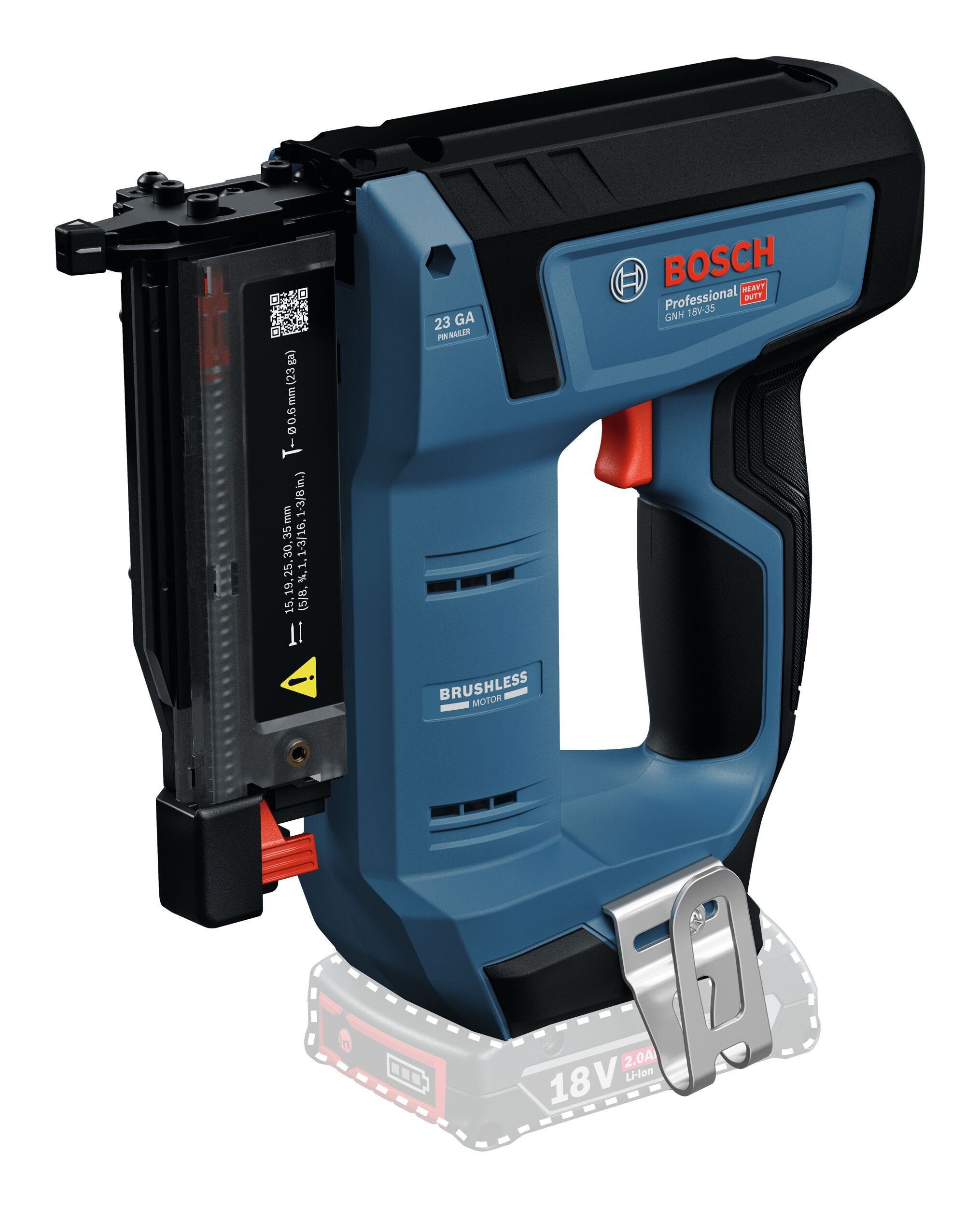 BOSCH Akku-Stauchkopfnagler GNH 18V-35, 18 in V, Holznagler Heavy Duty Ohne Akku - in L-BOXX 136