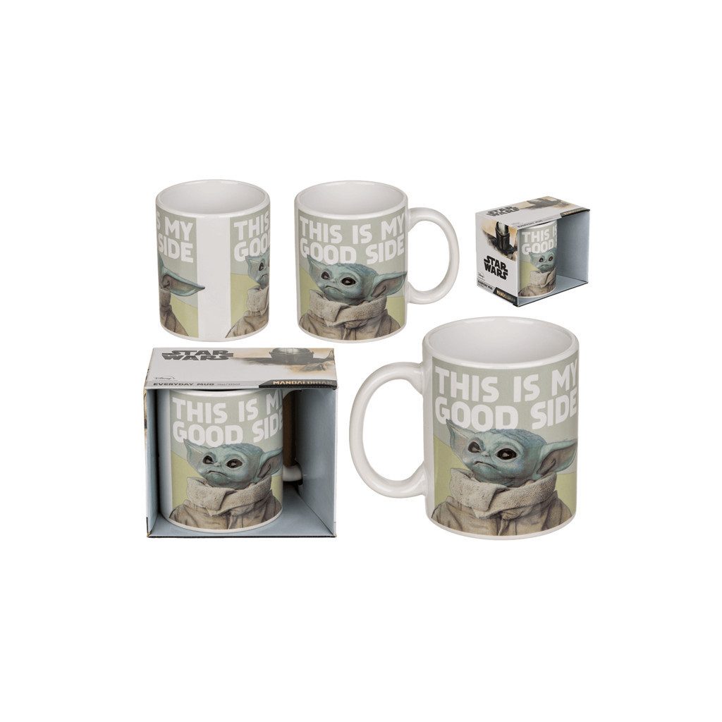 what the shop Tasse Star Wars Becher The Mandalorian–Tasse 325 ml im Geschenk-Karton, Galaktischer Kaffeegenuss für Star Wars Fans