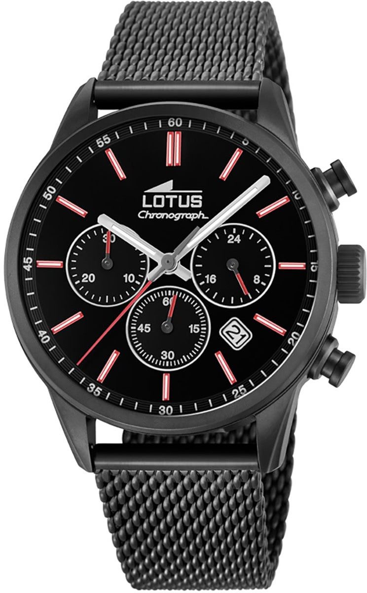 Quarzuhr LOTUS Herren Uhr Sport 18700/1 Edelstahl