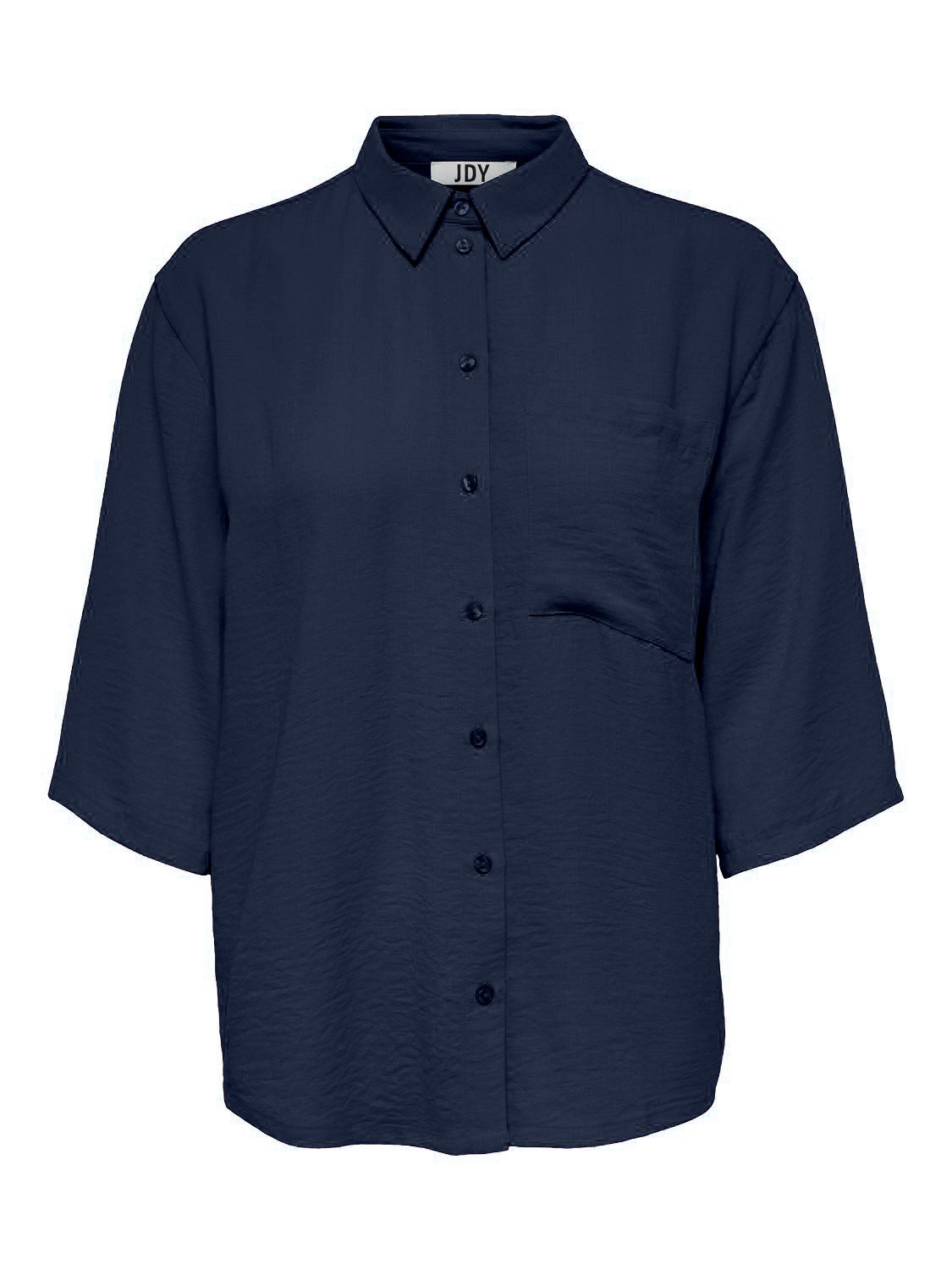 JACQUELINE de YONG Blusenshirt 3/4 Arm in Knitteroptik Blusen Oberteil Brus günstig online kaufen