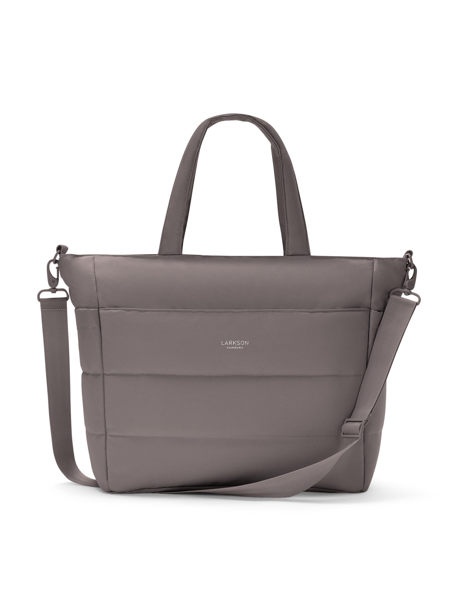 LARKSON Shopper Alma Tote Bag (1-tlg), Puffer Tasche mit vielen Fächern