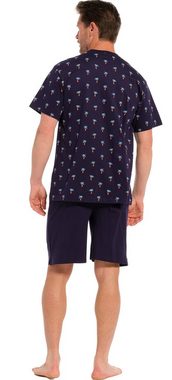 Pastunette Shorty Herren Pyjama kurz (2 tlg) Baumwolle