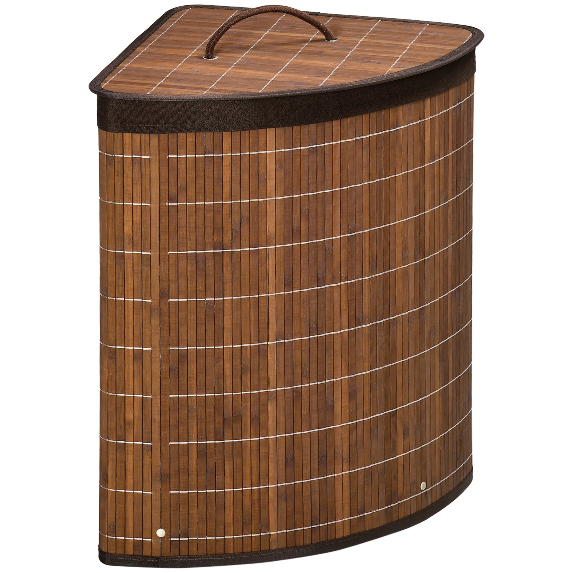 HOMCOM Wäschekorb mit Deckel 55L Laundry günstig online kaufen