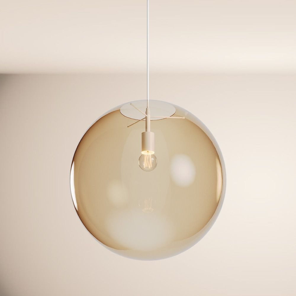 s.luce Pendelleuchte Orb Hängeleuchte Abhängung Schwarz günstig online kaufen